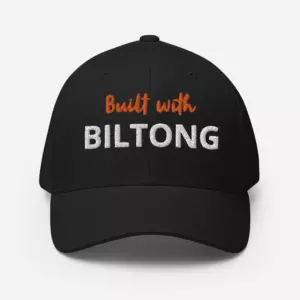 "Built with Biltong" FlexFit Structured Twill Cap