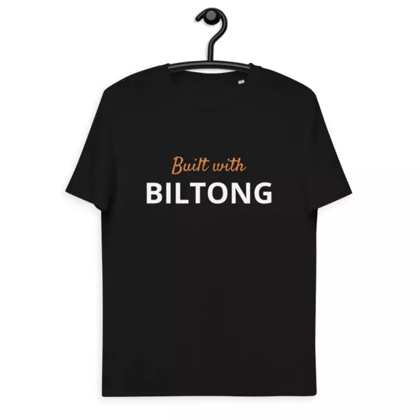 "Built with Biltong" Organic Cotton T-Shirt - Image 3